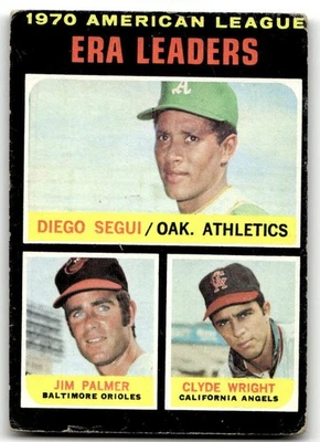1971 Topps #67 1970 AL ERA Leaders Diego Segui, Jim Palmer etc SET BREAK! - Image 1 of 2