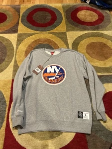 NWT Mitchell & Ness New York Islanders Hockey NHL Crewneck Sweatshirt Men’s L - Picture 1 of 8