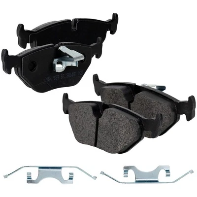 Rear Semi-Metallic Brake Pad Set For 1992-2005 BMW 325i 1998-2000 BMW 323i - Image 1 of 4