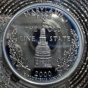 2000-S United States Proof Quarter Maryland - Picture 1 of 2