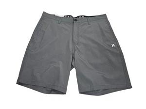Neu mit Etikett Hurley All Day Hybridshorts grau Herren 36 Bermuda 9" Schrittlänge 4-Wege-Stretch - Bild 1 von 10