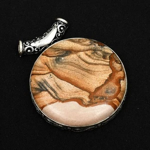 Picture Jasper Gemstone Ethnic Handmade Pendant Jewelry Gift 2.2" AP-13702 - Picture 1 of 1