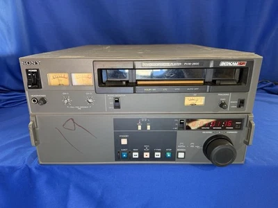Reproductor de videocassette Sony PVW-2600 Betacam SP probado - Leer Foto 1 de 4