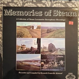 KENNETH GRANVILLE ATTWOOD "MEMORIES OF STEAM" VINYL LP 1978 VG+ - Picture 1 of 4