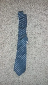 VINTAGE BURBERRY SILK STRIPED NECK TIE - Picture 1 of 6