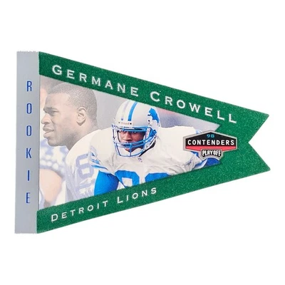 1998 Playoff Contenders Germane Crowell RC Pennants Registered Exchange #'d 1/51 - Image 1 of 2