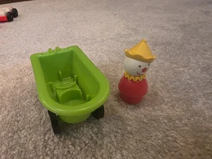 Fisher Price Little People Crazy Clown Brigade Tub And Clown - Picture 1 of 2