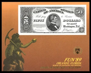 SOUVENIRKARTE B121/NSC44 1989 FUN CONVENTION - POSTFRISCH - Bild 1 von 2