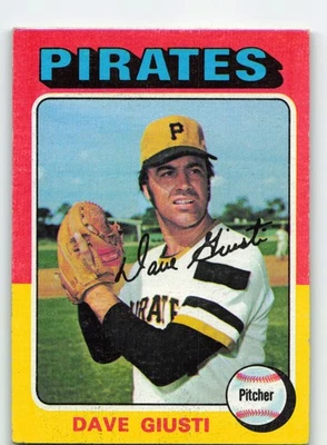 1975 Topps #53 Dave Giusti - Piratas de Pittsburgh **Set Break** Foto 1 de 2