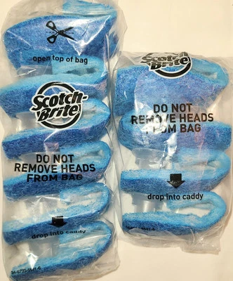 Scotch-Brite одноразовые заправки для туалетных скрубберов 10 штук. Новый без коробки - Изображение 1 из 3