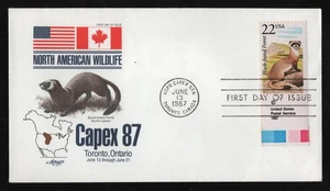#2333 22c hurón patas negras, Artmaster FDC **CUALQUIER 5 = ENVÍO GRATUITO** - Imagen 1 de 1