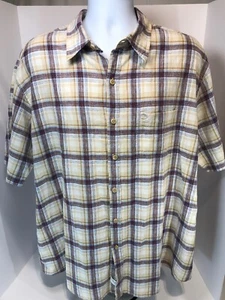 Timberland Earth Keepers Mens XL Multicolor Short Sleeve Button Up Shirt - Picture 1 of 5