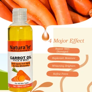 Carrot Skin Corrector Oil Dark Spots Whitening Face Body Massage Oil 100ml - Picture 1 of 3