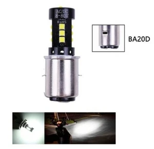 Ampoule LED BA20D pour moto scooter 6000K Lampe S2 pour phare avant 12V - Foto 1 di 2