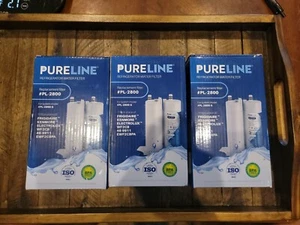 Pureline Refrigerator Water Filter Lot #PL-2800 NEW & SEALED 3-2Ct Boxes - Picture 1 of 2