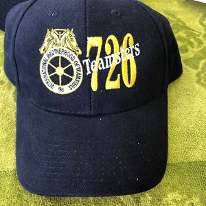 Teamsters Retiree Local  726 Cap Hat Navy Blue Adjustable Made In USA - Picture 1 of 3