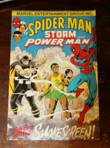 Spider-Man Storm and Power Man Battle SmokeScreen Marvel Comic - Bild 1 von 1