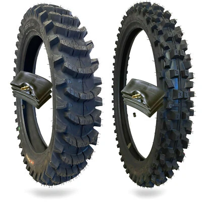 WIG Racing 120/90-19 Sand Mud Tire and 80/100-21 Tire with Tube Combo Motocross - Image 1 of 4