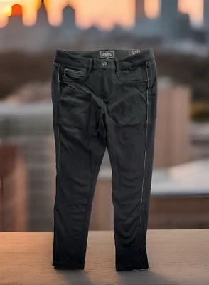 Pantalones Ponte One 5 One Damas Imitación Cuero Borde Negros Para Mujer Talla 12 RN#73149 Foto 1 de 4