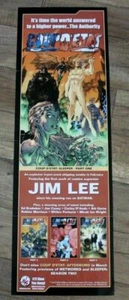 Póster promocional Coup D'Etat 2004 Jim Lee Stormwatch Wildcats Authority Wildstorm DC - Imagen 1 de 1