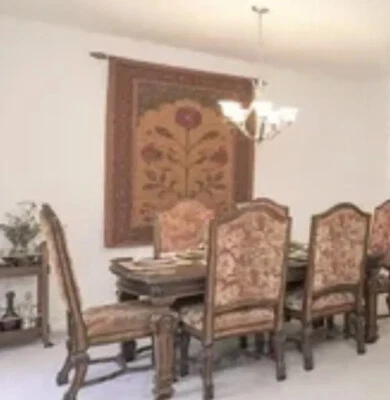 Tuscan interiors Large Tapestry 53” X 73”  Wall Hanging Perfect  Condition Lined - Image 1 of 4