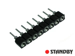 10pcs 310-99-108-41-001 PRECI-DIP Socket SIL 8 way STRIP TURNED PIN Pitch 2,54mm - Imagen 1 de 1