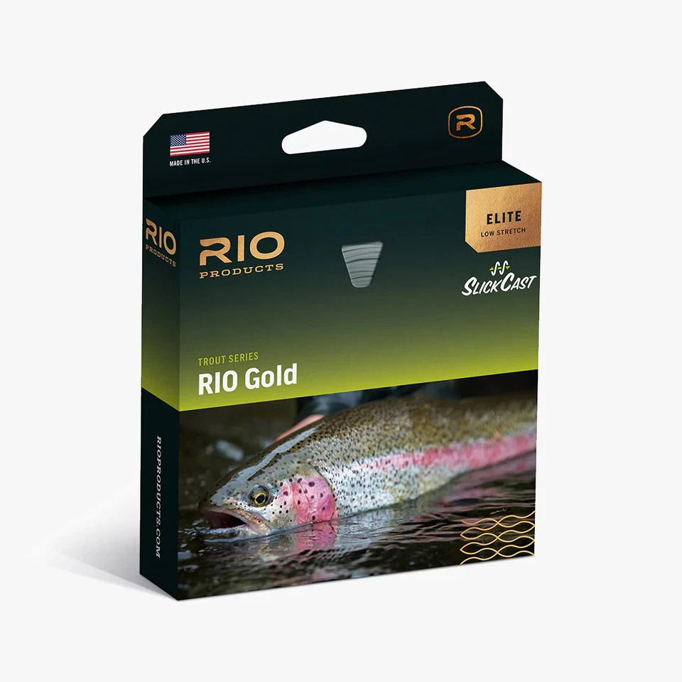 Línea de pesca con mosca RIO Gold Elite SlickCast WF7F - ENVÍO ESTÁNDAR GRATUITO USPS Foto 1 de 1