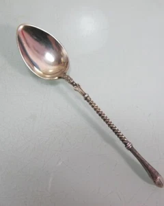 Cuchara de café cuchara casco en el extremo del mango 800 plata Wilhelm Binder - Imagen 1 de 3