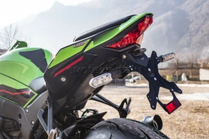 EVOTECH PORTATARGA REGOLABILE RECLINABILE KAWASAKI ZX10R / NINJA SE 2016-2022 - Foto 1 di 3
