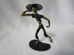 Messing Chinese Korbträger Bosse? Baller? Austria? teilweise geschwärzt 10cm - Picture 1 of 7