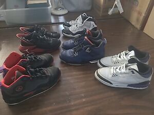 Lot of 5 Nike Shoes Sneakers Sizes 4.5Y 6Y 6.5Y All YOUTH PRE-OWNED SEE PICTURES