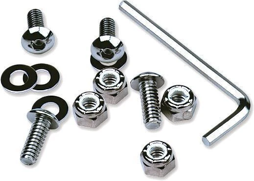 Herrajes para marco de matrícula cromados Motion Pro 33-1000 Foto 1 de 1