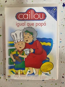 CAILLOU IGUAL QUE PAPA DVD - DIBUJOS PARA PINTAR CANCIONES ESPAÑOL PAL - Imagen 1 de 3