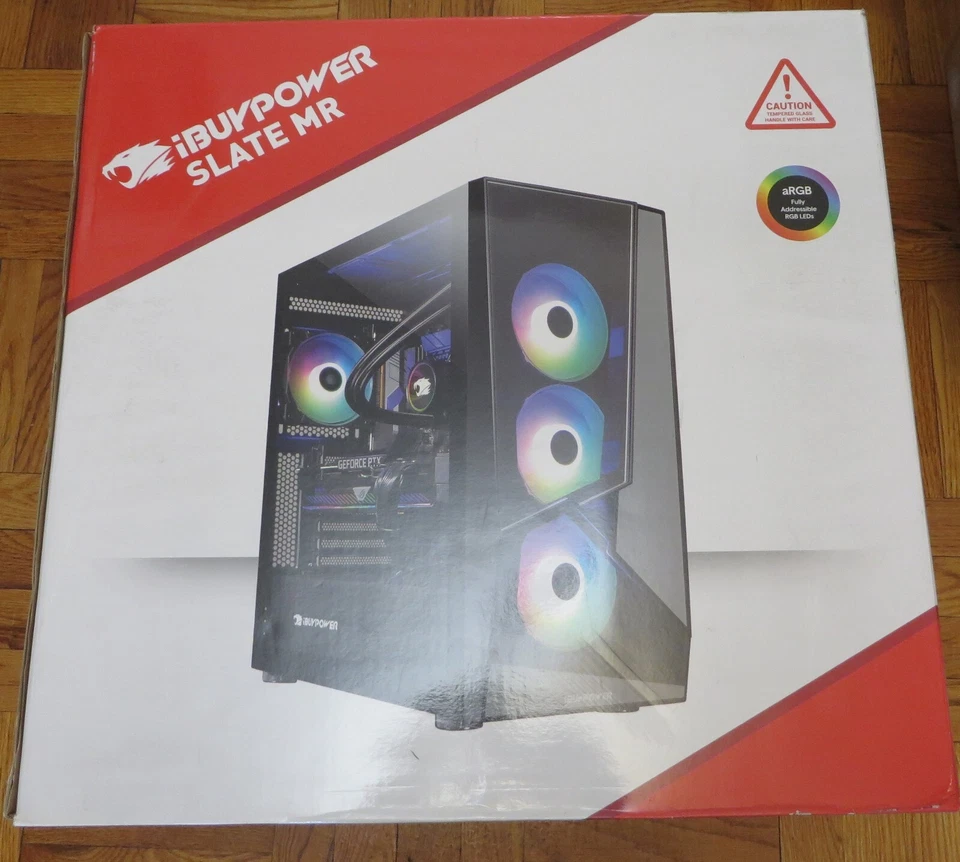 iBUYPOWER - Slate MR Gaming Desktop - Intel i5-11400F - 8GB Memory - AMD Radeon - Image 1 of 4