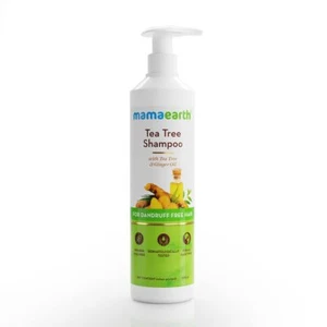 Champú anticaspa Mamaearth árbol de té con aceite de árbol de té y jengibre 250 ml - Imagen 1 de 8