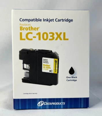 Brother LC-103XL High Yield Black Ink Cartridge by DataProducts - Image 1 of 4