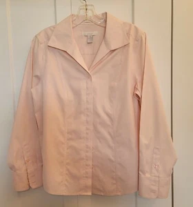 Camicetta Chicos taglia 1 US M/8 bottoni colletto largo rosa camicia Brooks Brothers - Foto 1 di 9