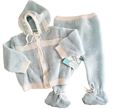 Conjunto de 2 suéteres y pantalones de punto acrílico Bright Future de colección 6/9 meses Foto 1 de 4