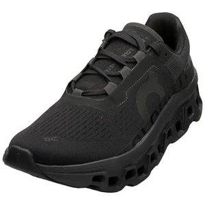 On Running CLOUDMONSTER Mens Casual Trainers Nero - Picture 1 of 8