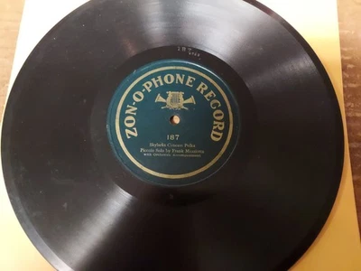 1905 ZON-O-PHONE Record 1-Sided 78/Frank Mazziotta..Piccolo w. Orch. - Image 1 of 4