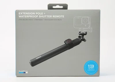 GoPro Extension Pole with Bluetooth Shutter Remote for Select HERO Cameras - New - Image 1 of 4