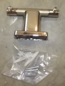 BA26613PNBBZ Polished Nickel GOLDEN CHAMPAGNE  Double Robe Hook T29 - Picture 1 of 1