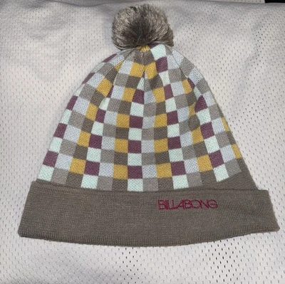 Boné gorro vintage 2010s BILLABONG MULTICOLORIDO - Imagem 1 de 4