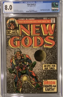 New Gods #1 CGC 8.0 DC Comics 1971 Jack Kirby 1st App New Gods - Image 1 of 2