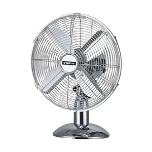 Status 12 inch Chrome Oscillating Desk Fan - Picture 1 of 8