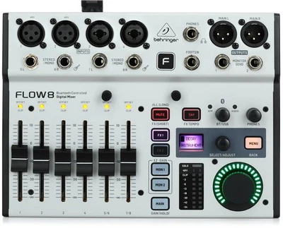Behringer FLOW 8 8-input Digital Mixer with Bluetooth - Image 1 of 4