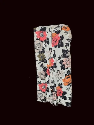 Pantalones florales Ann Taylor Factory coloridos boho fluidos para mujer talla 8 Foto 1 de 4