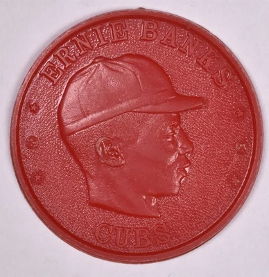Monedas de béisbol Ernie Banks Cubs 1960 - armadura  Foto 1 de 2