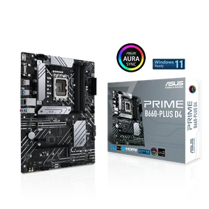 ASUS PRIME B660-PLUS D4 Gaming Mainboard Sockel Intel LGA 1700 - Bild 1 von 8