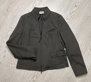 Akris Punto Wool And Angora-Angora blazer size 10 - Picture 1 of 14